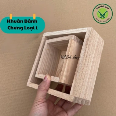 Khuôn gỗ gói bánh chưng vuông cao cấp loại 1 - Tiện lợi, tặng lạt gói bánh, giá chỉ 40.000₫ 2