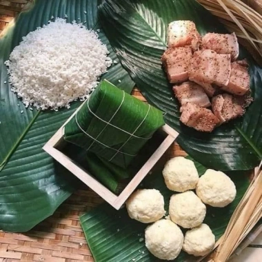 Khuôn gỗ gói bánh chưng vuông cao cấp loại 1 - Tiện lợi, tặng lạt gói bánh, giá chỉ 40.000₫ 6