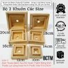 Khuôn Gói Bánh Chưng Gỗ Tự Nhiên Cao Cấp - Bộ 2 Size 10-20cm, Bánh Vuông Vức Đẹp Mắt 7