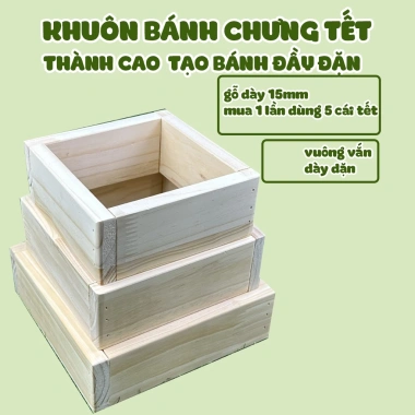 Khuôn Gói Bánh Chưng Thành Cao 6cm Định Lượng 1kg‑2.2kg Bánh Dày Giá 69.000 VND