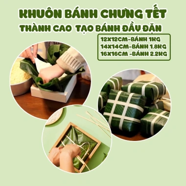 Khuôn Gói Bánh Chưng Thành Cao 6cm Định Lượng 1kg‑2.2kg Bánh Dày Giá 69.000 VND