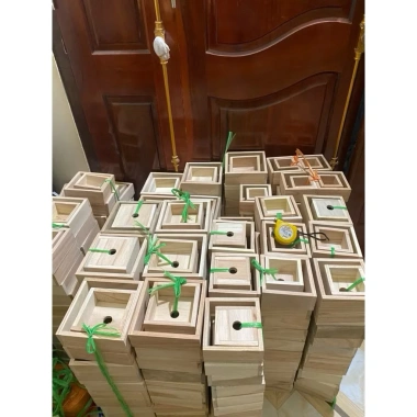Khuôn gói bánh chưng vuông gỗ tự nhiên - Dễ dùng, nhẹ, giá ưu đãi 53.900 VND