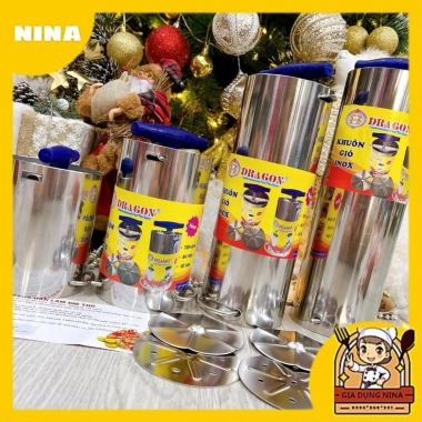 Khuôn Inox Dragon làm giò, chả lụa đa kích cỡ – Cao cấp, giá chỉ 109.900₫