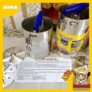 Khuôn Inox Dragon làm giò, chả lụa đa kích cỡ – Cao cấp, giá chỉ 109.900₫