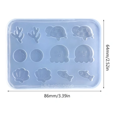 Khuôn lắc silicon quicksand DIY - Tạo mặt dây chuyền, móc khóa nhanh, giá 97.378₫