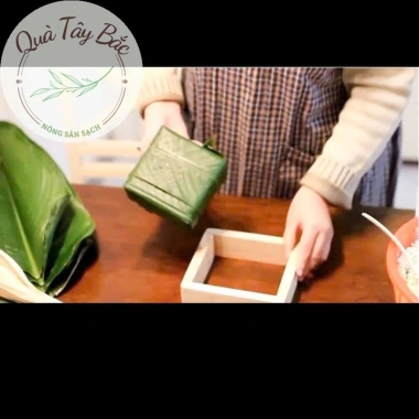 Khuôn làm bánh chưng 2 trong 1 khung gỗ đổ 2 kích cỡ, tiện lợi, chắc chắn, giá ưu đãi 4