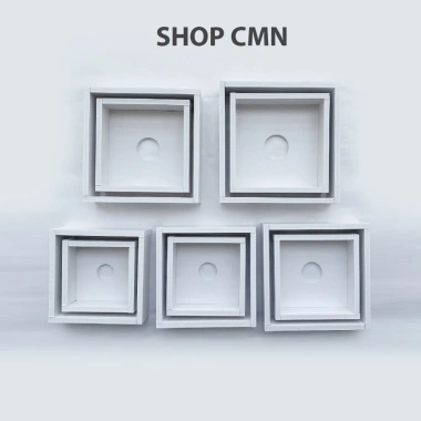Khuôn làm bánh chưng gỗ nhựa trắng chống nước, công nghệ cắt CNC, đủ size - 18.750 VND