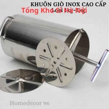 Khuôn làm giò 1kg‑2kg không gỉ, tháo lắp dễ, vệ sinh an toàn – Giò thủ, chả lụa, giò xào