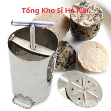 Khuôn làm giò 1kg‑2kg không gỉ, tháo lắp dễ, vệ sinh an toàn – Giò thủ, chả lụa, giò xào