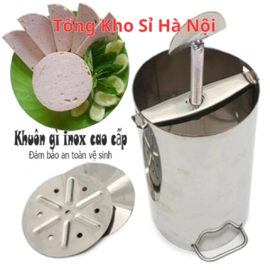 Khuôn làm giò 1kg‑2kg không gỉ, tháo lắp dễ, vệ sinh an toàn – Giò thủ, chả lụa, giò xào