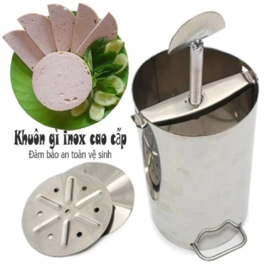 Khuôn làm giò 1kg‑2kg không gỉ, tháo lắp dễ, vệ sinh an toàn – Giò thủ, chả lụa, giò xào 10 Khuôn làm giò 1kg‑2kg không gỉ, tháo lắp dễ, vệ sinh an toàn – Giò thủ, chả lụa, giò xào 10