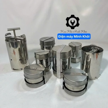 Khuôn làm giò chả inox dày 0.5kg 1kg, chả lụa, khuôn giò thủ, giá 55.000đ, chất lượng cao