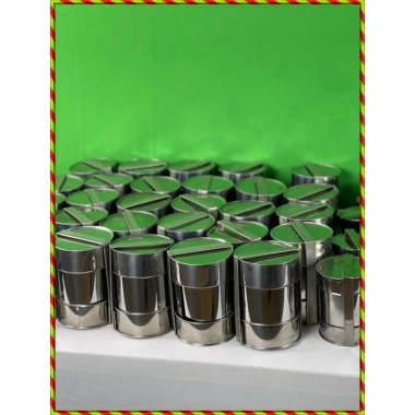 Khuôn làm giò chả lụa inox 0.5kg-1kg nắp dập nguyên khối - Giá chỉ 54.000 VND