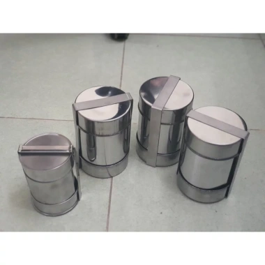 Khuôn làm giò chả lụa INOX 0.5kg và 1kg nắp dập - Độ bền cao, giá ưu đãi 52.213₫ 3 Khuôn làm giò chả lụa INOX 0.5kg và 1kg nắp dập - Độ bền cao, giá ưu đãi 52.213₫ 3