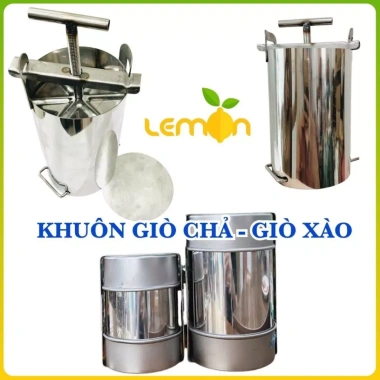 Khuôn làm giò inox 0,5-1kg chuyên nghiệp – Giò chả, giò xào, jambon cao cấp 64k