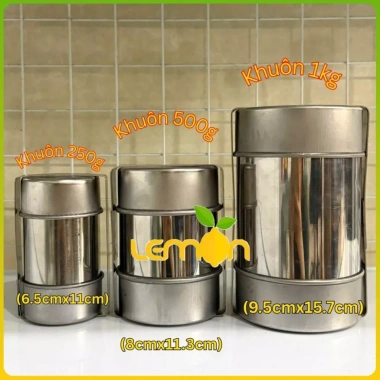 Khuôn làm giò inox 0,5-1kg chuyên nghiệp – Giò chả, giò xào, jambon cao cấp 64k 4 Khuôn làm giò inox 0,5-1kg chuyên nghiệp – Giò chả, giò xào, jambon cao cấp 64k 4