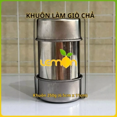 Khuôn làm giò inox 0,5-1kg chuyên nghiệp – Giò chả, giò xào, jambon cao cấp 64k