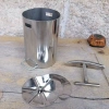 Khuôn làm giò lụa, giò xào, chả inox 0.5kg-1kg tiện dụng Dụng cụ làm giò tết giá 13.500 4