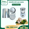 Khuôn làm giò lụa nắp thụt inox 0,5kg - Chất lượng tốt, giá chỉ 55.000 VNĐ