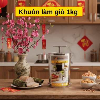 Khuôn làm giò Song Anh 1kg & 2kg inox - Dụng cụ làm giò chả tết, giá chỉ 58.000₫ 10