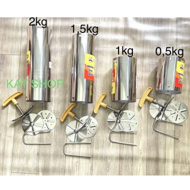 Khuôn làm giò thủ giò lụa inox dày sáng bóng Huỳnh Anh - Giá chỉ 120.000₫ 2