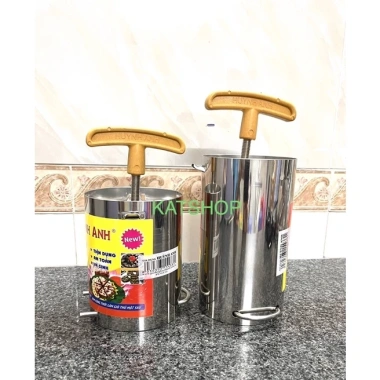 Khuôn làm giò thủ giò lụa inox dày sáng bóng Huỳnh Anh - Giá chỉ 120.000₫ 3