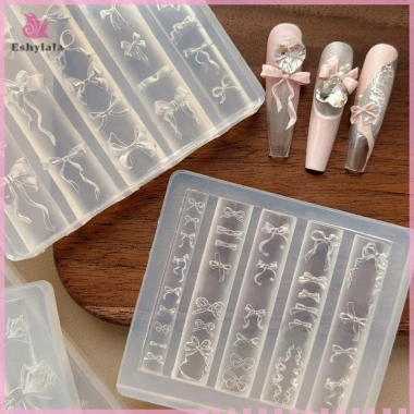Khuôn Nơ 3D cho Móng Tay UV Gel Ba Lan - Dập Nghệ Thuật Trang Trí, Giá chỉ 38.500đ