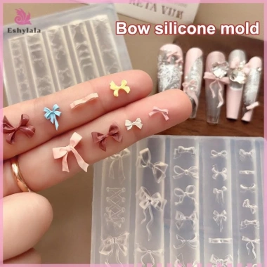 Khuôn Nơ 3D cho Móng Tay UV Gel Ba Lan - Dập Nghệ Thuật Trang Trí, Giá chỉ 38.500đ 3
