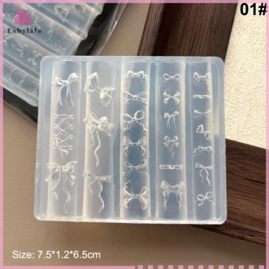 Khuôn Nơ 3D cho Móng Tay UV Gel Ba Lan - Dập Nghệ Thuật Trang Trí, Giá chỉ 38.500đ 6