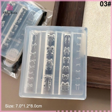Khuôn Nơ 3D cho Móng Tay UV Gel Ba Lan - Dập Nghệ Thuật Trang Trí, Giá chỉ 38.500đ 8
