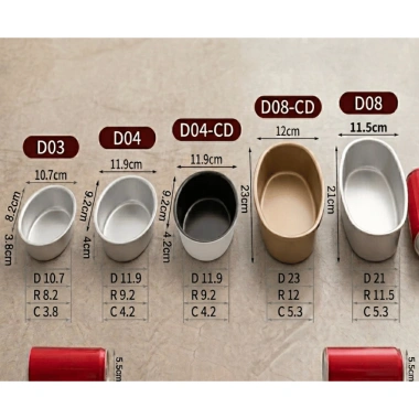 Khuôn nướng bánh mì hoa cúc oval D08 - Chống dính, dễ làm bánh mì ngon, giá 27.000₫