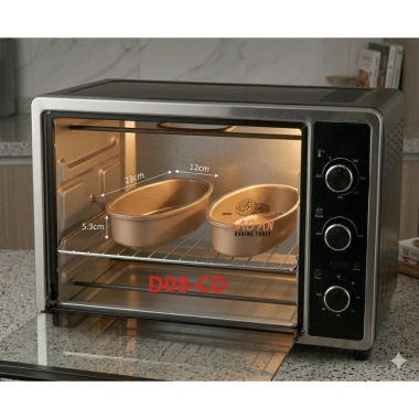 Khuôn nướng bánh mì hoa cúc oval D08 - Chống dính, dễ làm bánh mì ngon, giá 27.000₫