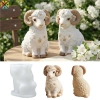 Khuôn Silicon 3D Dễ Thương Cừu DIY – Nến Thạch Cao Đất, Thơm Nến, Trang Trí Nhà Cửa, Quà Tặng