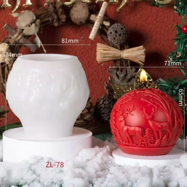 Khuôn silicon 3D DIY Giáng sinh - Cây, bóng nến, ngôi sao - Giá ưu đãi 77.660₫ 8