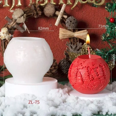 Khuôn silicon 3D DIY Giáng sinh - Cây, bóng nến, ngôi sao - Giá ưu đãi 77.660₫ 10