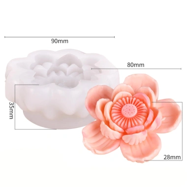 Khuôn Silicon 3D Hoa Sen Nến và Hoa Hồng - Nhựa cao cấp, làm bánh đẹp, chỉ 79.550đ 10 Khuôn Silicon 3D Hoa Sen Nến và Hoa Hồng - Nhựa cao cấp, làm bánh đẹp, chỉ 79.550đ 10