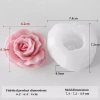 Khuôn Silicon DIY Hoa Pha Lê Nhựa 3D Thơm Nến Hoa Hồng, Mousse, Bánh Sô Cô La 7