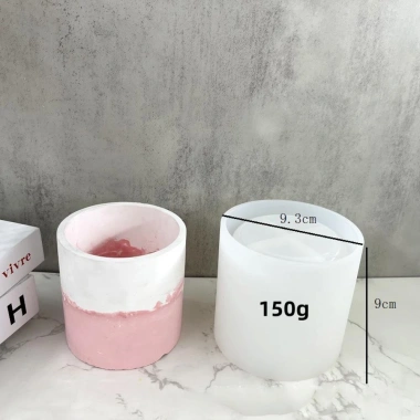 Khuôn Silicone 3 kích cỡ làm chậu hoa đất sét và resin linh hoạt giảm giá 19% 2