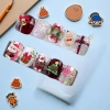 Khuôn silicone 3D Giáng sinh MUQV 1 chiếc Người tuyết, cây thông, nai sừng, ông già Noel, tự làm móng tay nghệ thuật