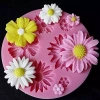 Khuôn Silicone 3D Hướng Dương Cánh Hoa Dập Nổi - Trang Trí Bánh Fondant, Giảm 22.706 VND