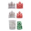 Khuôn Silicone 3D Lâu Đài Đa Năng Nhựa Dính Đúc Thạch Giá Ưu Đãi 194.383₫ 7