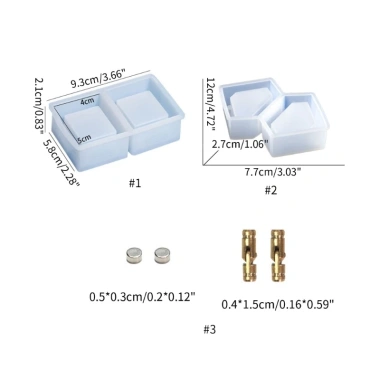 Khuôn Silicone Đựng Hộp Trang Sức Tiện Lợi: Bảo Quản Nhẫn, Vòng, Giá 44.279₫ 2