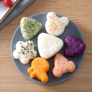 Khuôn tạo hình 7 chi tiết cho bé - Làm cơm nắm, bánh nhanh, giảm còn 26.900đ 3 Khuôn tạo hình 7 chi tiết cho bé - Làm cơm nắm, bánh nhanh, giảm còn 26.900đ 3