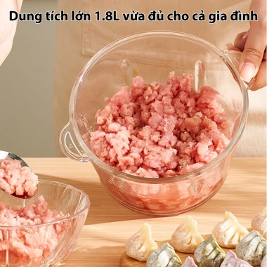 Khuyến mãi Máy xay thịt QCOOKO QO-J22E 2.2L inox SUS304 4 lưỡi dao 389.000 VND 3 Khuyến mãi Máy xay thịt QCOOKO QO-J22E 2.2L inox SUS304 4 lưỡi dao 389.000 VND 3