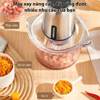 Khuyến mãi Máy xay thịt QCOOKO QO-J22E 2.2L inox SUS304 4 lưỡi dao 389.000 VND 7 Khuyến mãi Máy xay thịt QCOOKO QO-J22E 2.2L inox SUS304 4 lưỡi dao 389.000 VND 7