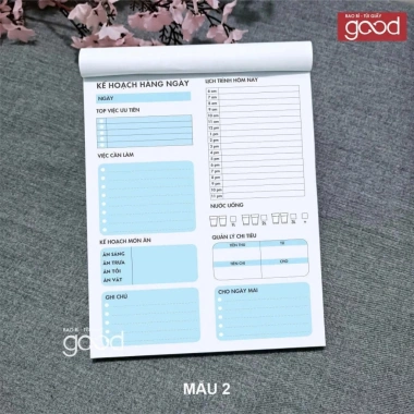 Khuyến mãi Sổ Tay Nhật Ký và Kế Hoạch Mục Tiêu 100 Trang A4-A5 - Giá chỉ 28.500đ