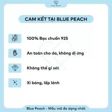 Khuyên Tai Bạc 925 Blue Peach KT Sun In Moon - Moonstone KT721 Giá Ưu Đãi 329,000₫ 5 Khuyên Tai Bạc 925 Blue Peach KT Sun In Moon - Moonstone KT721 Giá Ưu Đãi 329,000₫ 5