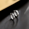 Khuyên tai bạc 925 nữ vòng xoắn đính đá, bông tai mạ vàng cao cấp DUYSON SILVER - Giá ưu đãi 160.000 VND 6