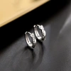 Khuyên tai bạc 925 nữ vòng xoắn đính đá, bông tai mạ vàng cao cấp DUYSON SILVER - Giá ưu đãi 160.000 VND 9