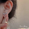 Khuyên tai bạc đính đá hình nơ - Bông tai nữ TUNA SILVER chuẩn bạc, giảm 299.000₫ 6